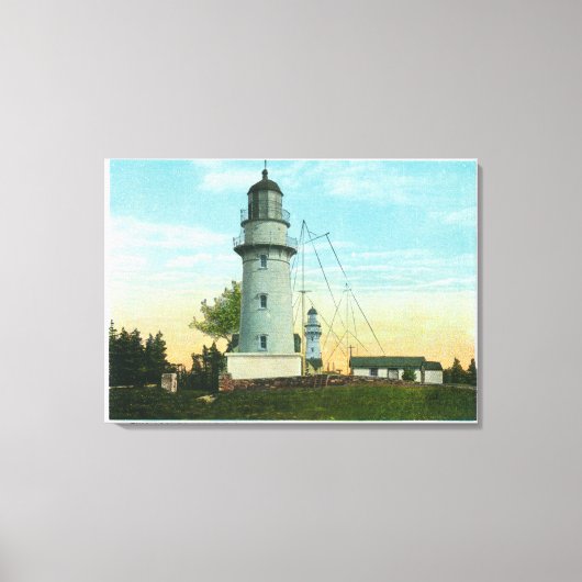 Schilderachtig Uitzicht op de Westerne promenade Canvas Afdruk (Voorkant)