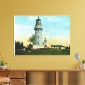 Schilderachtig Uitzicht op de Westerne promenade Canvas Afdruk (Insitu (Woonkamer))