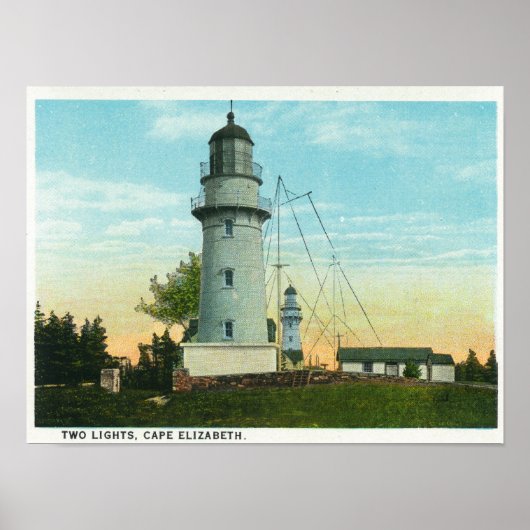 Schilderachtig Uitzicht op de Westerne promenade Poster (Voorkant)