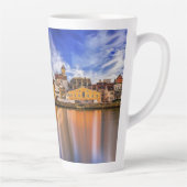 Schilderachtig Uitzicht Regensburg Latte Mok (Rechts)