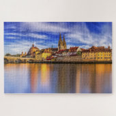Schilderachtig Uitzicht Regensburg Legpuzzel (Horizontaal)