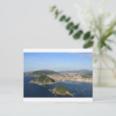 Schilderachtig uitzicht San Sebastian Briefkaart (Staand voorkant)