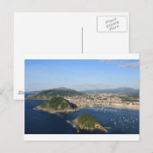 Schilderachtig uitzicht San Sebastian Briefkaart (Voorkant / Achterkant)