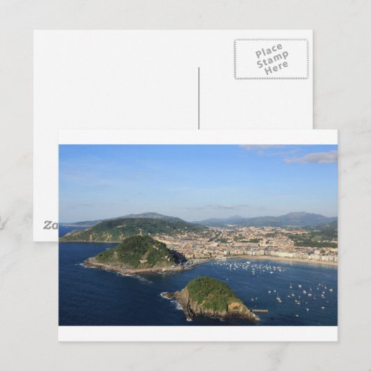 Schilderachtig uitzicht San Sebastian Briefkaart (Voorkant / Achterkant)