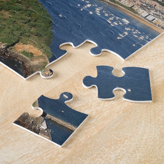 Schilderachtig uitzicht San Sebastian Legpuzzel (Zijkant)
