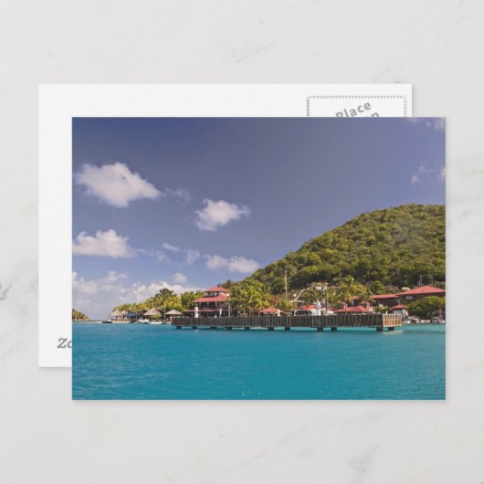 Schilderachtig uitzicht van Bitter End Yacht Club Briefkaart (Voorkant / Achterkant)