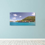 Schilderachtig uitzicht van Bitter End Yacht Club  Canvas Afdruk (Insitu (Houten vloer))