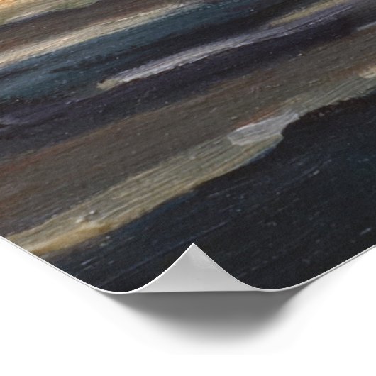 Schilderachtig Uitzicht van boten in Acadia Nation Poster (Hoek)