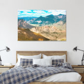 Schilderachtig uitzicht van Chief Joseph Highway i Canvas Afdruk (Insitu (Slaapkamer))