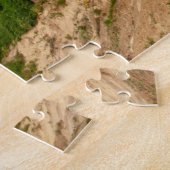 Schilderachtig uitzicht van Civita di Bagnoregio J Legpuzzel (Zijkant)