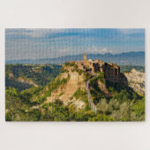 Schilderachtig uitzicht van Civita di Bagnoregio J Legpuzzel (Horizontaal)
