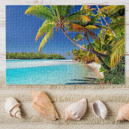 Schilderachtig uitzicht van Cook Island Beach | Tr Legpuzzel