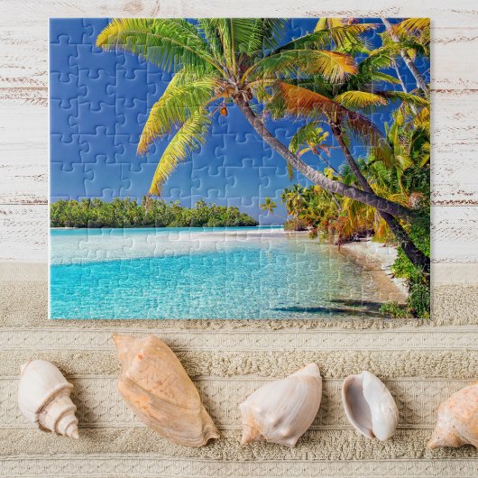 Schilderachtig uitzicht van Cook Island Beach | Tr Legpuzzel