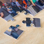 Schilderachtig uitzicht van de gevel Pantheon, Rom Legpuzzel (Zijkant)