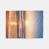 Schilderachtig Uitzicht van de oceaan tijdens de z Fleece Deken (Voorkant (Horizontaal))