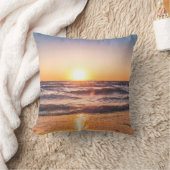 Schilderachtig Uitzicht van de oceaan tijdens de z Kussen (Deken)