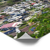 Schilderachtig Uitzicht van een Honolulu Hawaii wi Poster (Hoek)