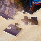 Schilderachtig uitzicht van een kanaal in Venetië, Legpuzzel (Zijkant)