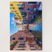 Schilderachtig uitzicht van een kanaal in Venetië, Legpuzzel (Verticaal)