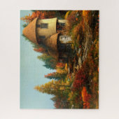 Schilderachtig Uitzicht van een middeleeuws Katoen Legpuzzel (Verticaal)