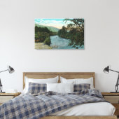 Schilderachtig Uitzicht van Goed Gevist Canvas Afdruk (Insitu (Slaapkamer))