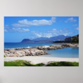 Schilderachtig uitzicht van Hawaïaanse kust Poster (Voorkant)