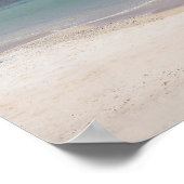 Schilderachtig Uitzicht van Hawaiian Lagoon Poster (Hoek)