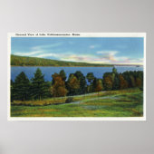 Schilderachtig Uitzicht van het Cobbosseecontenmee Poster (Voorkant)