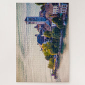 Schilderachtig uitzicht van het eiland San Giulio, Legpuzzel (Verticaal)