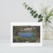 Schilderachtig Uitzicht van het meer Briefkaart (Staand voorkant)