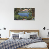 Schilderachtig Uitzicht van het meer Canvas Afdruk (Insitu (Slaapkamer))