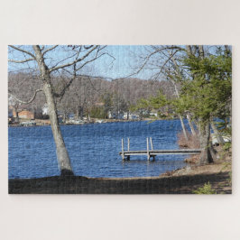 Schilderachtig Uitzicht van het meer in Connecticu Legpuzzel