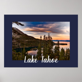 Schilderachtig Uitzicht van het meer Tahoe Poster