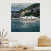 Schilderachtig Uitzicht van het passagiersschip in Poster (Keuken)