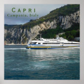 Schilderachtig Uitzicht van het passagiersschip in Poster (Voorkant)