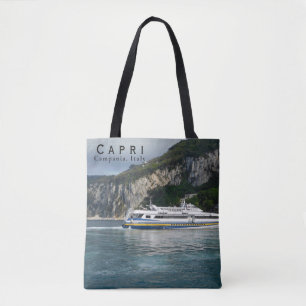 Schilderachtig Uitzicht van het passagiersschip in Tote Bag