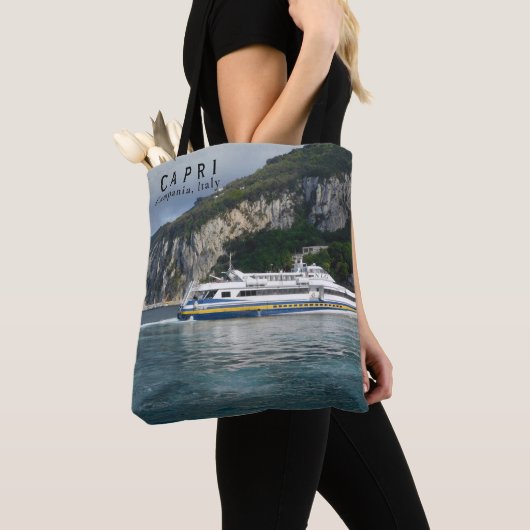 Schilderachtig Uitzicht van het passagiersschip in Tote Bag (Dichtbij)