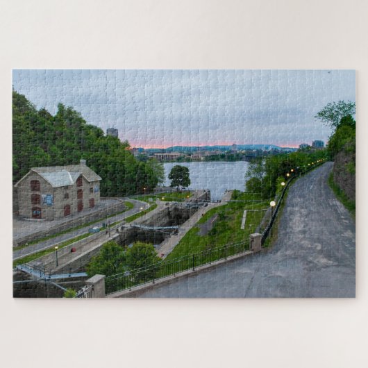 Schilderachtig uitzicht van het Rideau-kanaal in O Legpuzzel (Horizontaal)