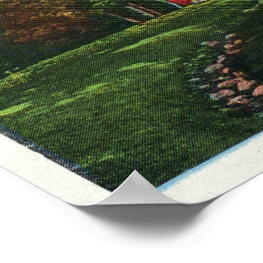 Schilderachtig Uitzicht van het Shadow Lake en het Poster (Hoek)