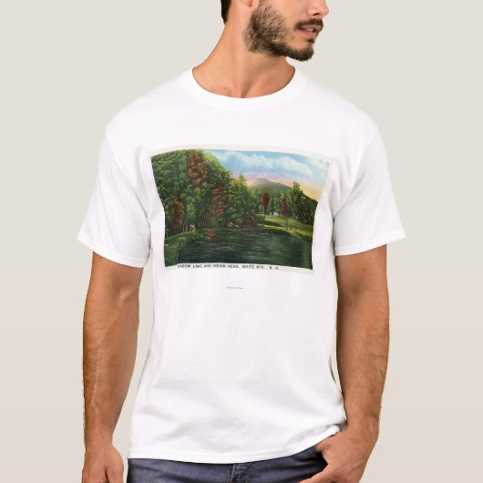 Schilderachtig Uitzicht van het Shadow Lake en het T-shirt (Voorkant)