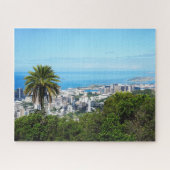 Schilderachtig Uitzicht van Honolulu Hawaii Jigsaw Legpuzzel (Horizontaal)
