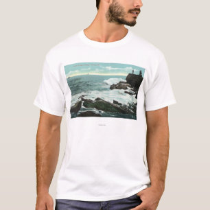 Schilderachtig Uitzicht van Kaapverdië van de Roc T-shirt