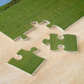 Schilderachtig Uitzicht van Kokosbomen Jigsaw Puzz Legpuzzel (Zijkant)
