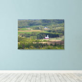 Schilderachtig uitzicht van landbouwgrond ten zuid canvas afdruk (Insitu (Houten vloer))