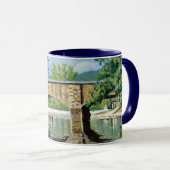 Schilderachtig Uitzicht van Missouri Trout Stream  Mok (Voorkant rechts)