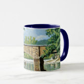 Schilderachtig Uitzicht van Missouri Trout Stream Mok (Voorkant rechts)