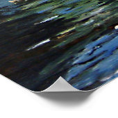 Schilderachtig Uitzicht van Missouri Trout Stream  Poster (Hoek)