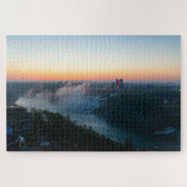 Schilderachtig uitzicht van Niagara-herfsten bij z Legpuzzel