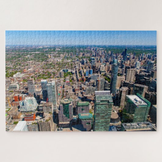 Schilderachtig uitzicht van Toronto uit de GN-tore Legpuzzel (Horizontaal)