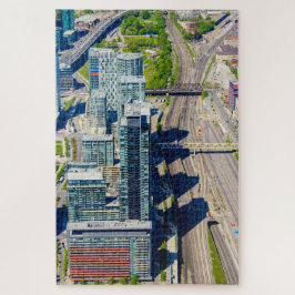 Schilderachtig uitzicht van Toronto uit de GN-tore Legpuzzel